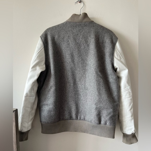 MKI MIYUKI ZOKU GREY/WHITE CLASSIC VARSITY JACKET - Picture 5 of 16